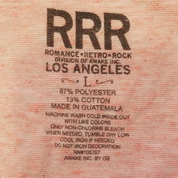 RRR Pink Owl Tee - Picture 5 of 8